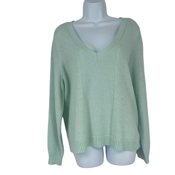 torrid Sweaters - Torrid V-Neck Midi Pullover Sweater Size 00 (M)